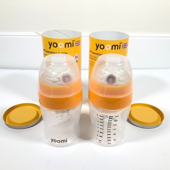 Yoomi Self Warming Bottles X 2 Brand New - Picture 3 of 4
